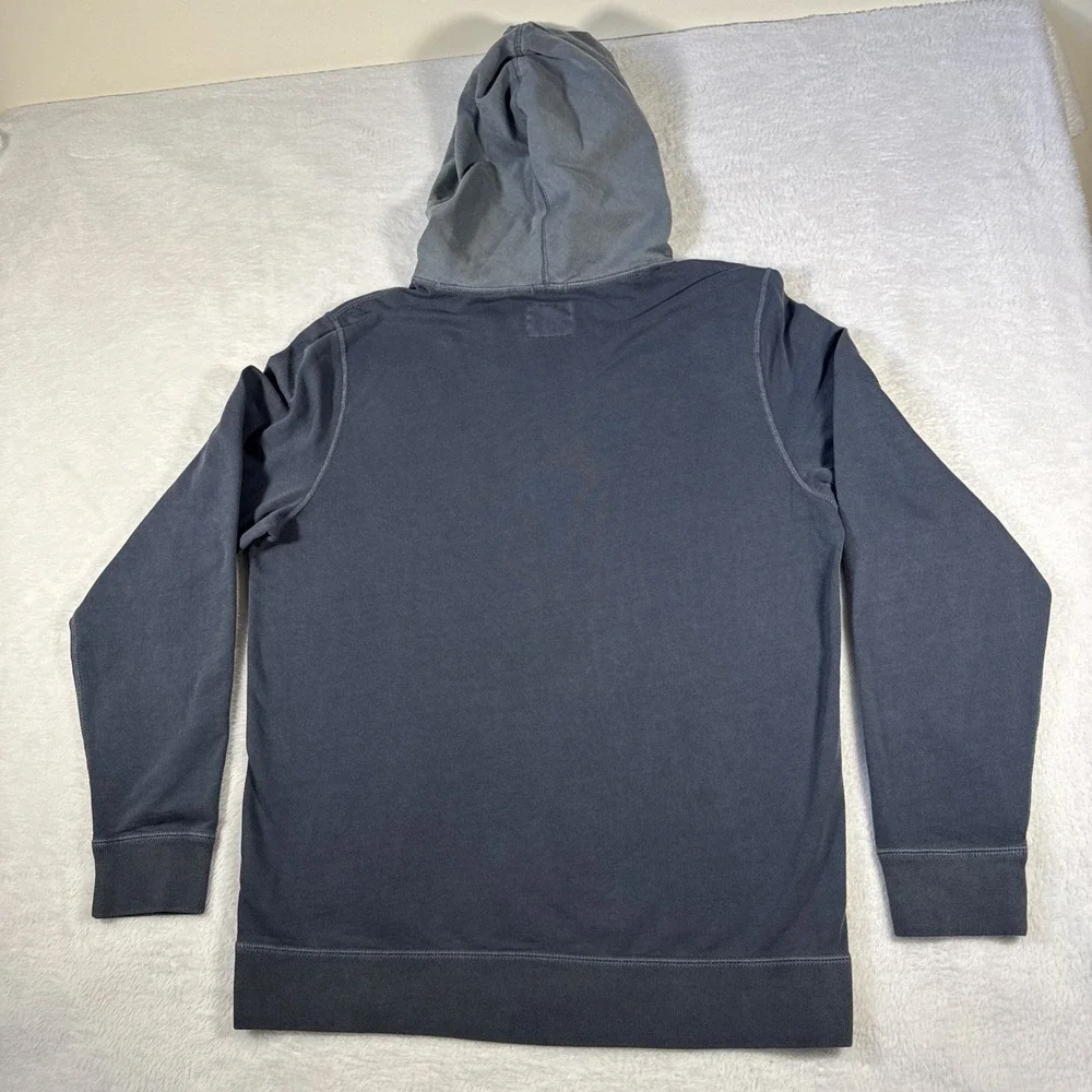 Abercrombie &‎ Fitch Men's M Blue Vintage Wash Hoodie Excellent Condition